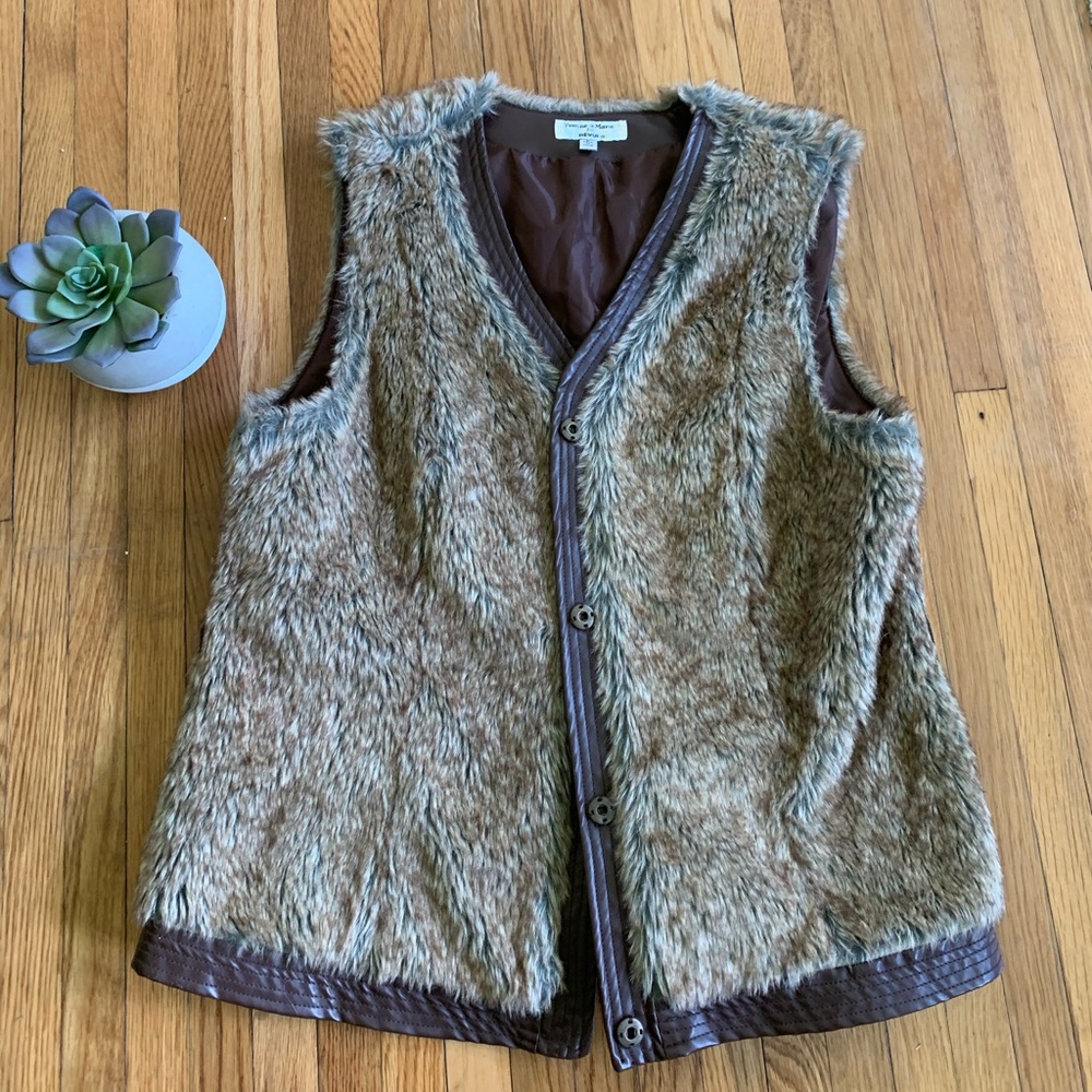 Vintage Faux Fur Vest
